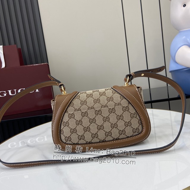 Gucci專櫃古馳最新款Blondie系列迷你肩背包斜挎女包 jh2146型號：815700